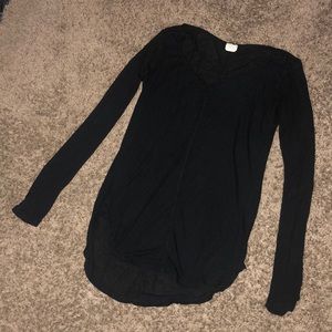 Black long sleeve shirt